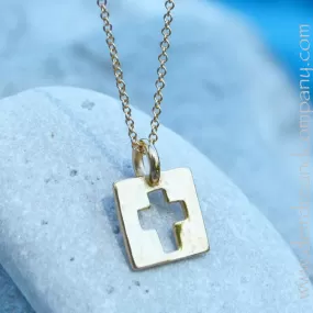 Be Amazed by Grace Gold Cross Necklace