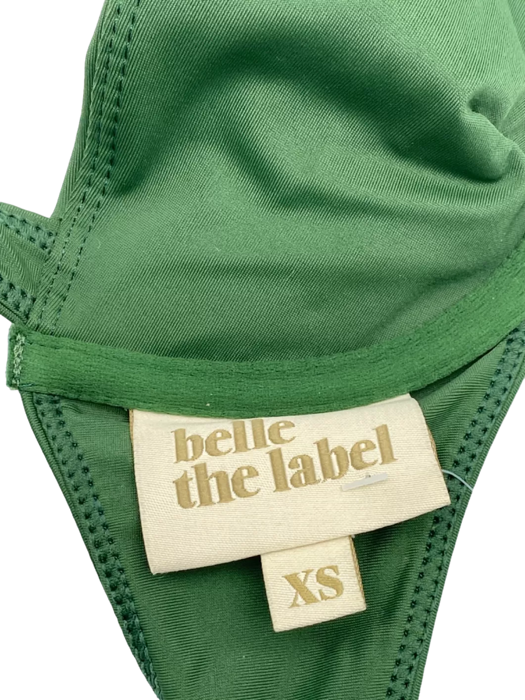 Belle The Label Green Bikini Set XS UK 6