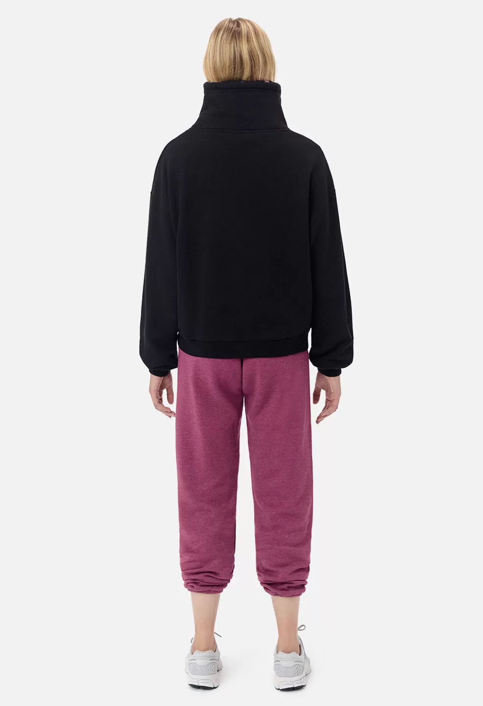 Belted Vintage Fleece Sweatpants / Lambrusco