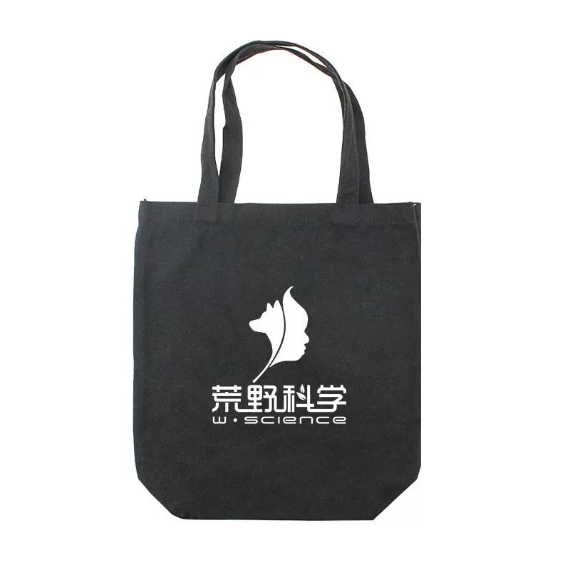 Black Canvas Tote Bag 32*38*10cm