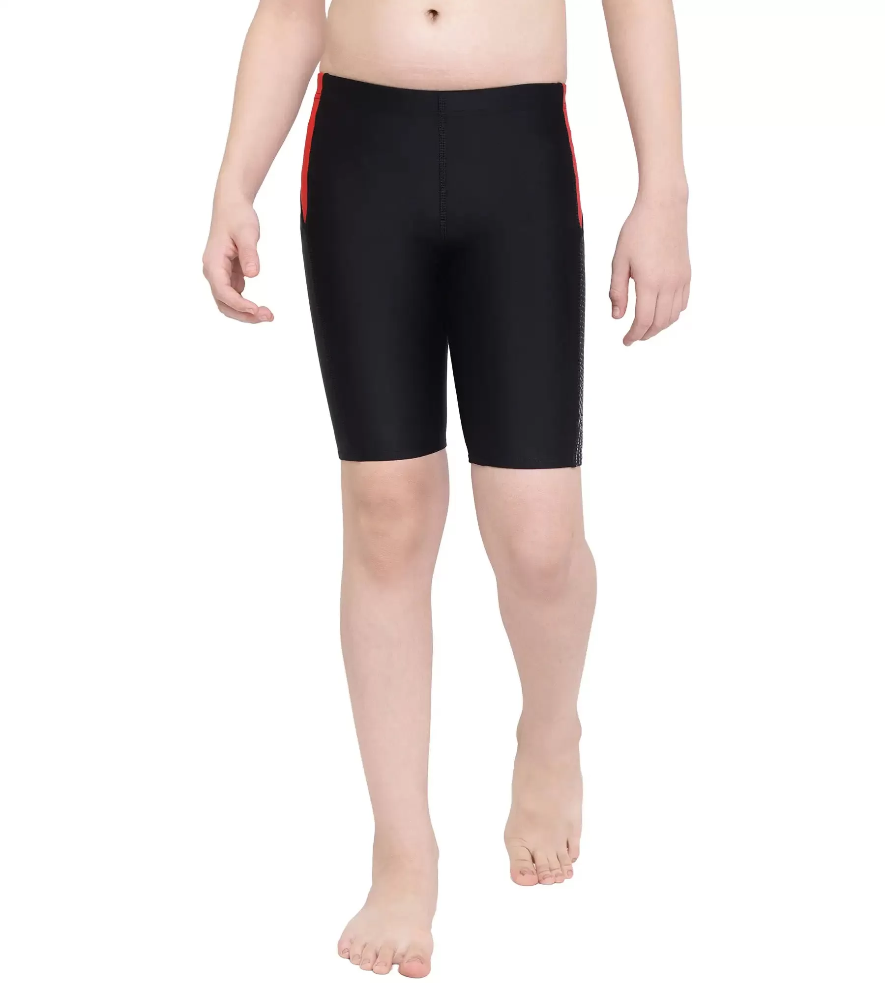 Boy's Endurance Dive Jammer - Black  &  Fed Red