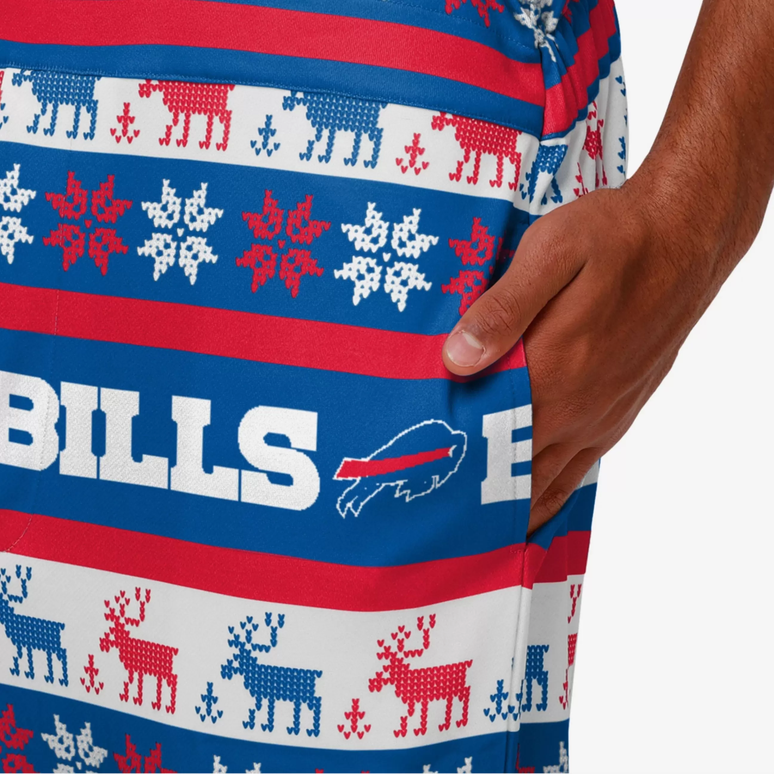 Buffalo Bills Ugly Home Gating Bib Overalls