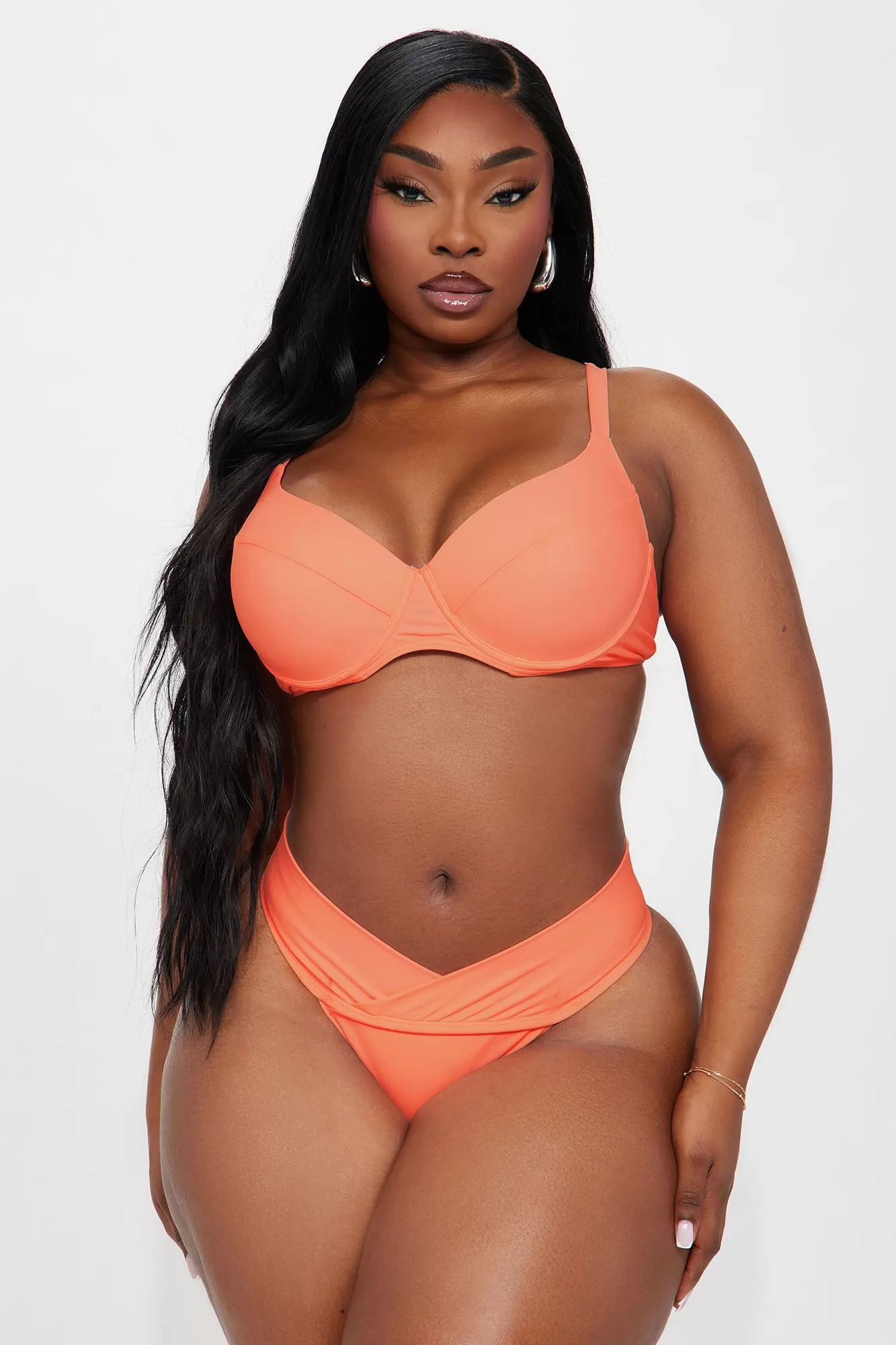 Capri Underwire 2 Piece Bikini - Peach