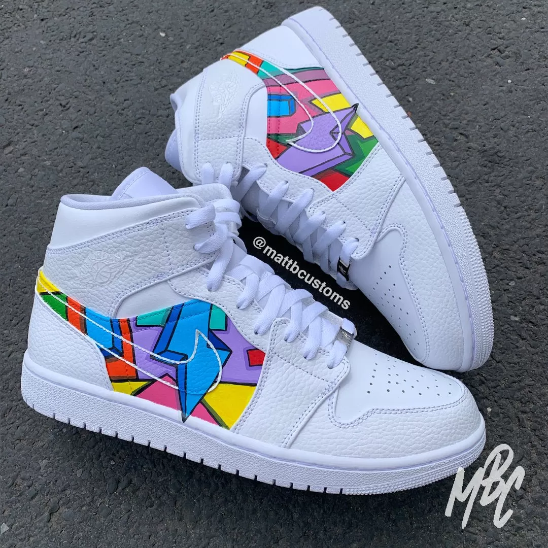 Cartoon Freestyle - Jordan 1 Mid | UK 9.5