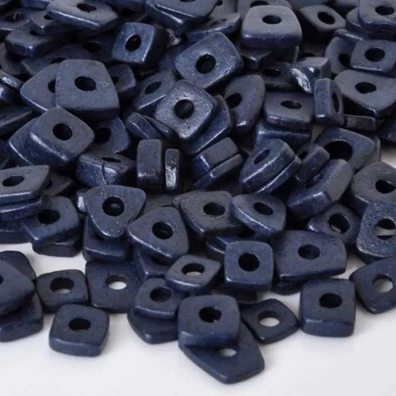 Ceramic Beads Wholesale-5mm Abstract-Indigo-Quantity 50 Grams