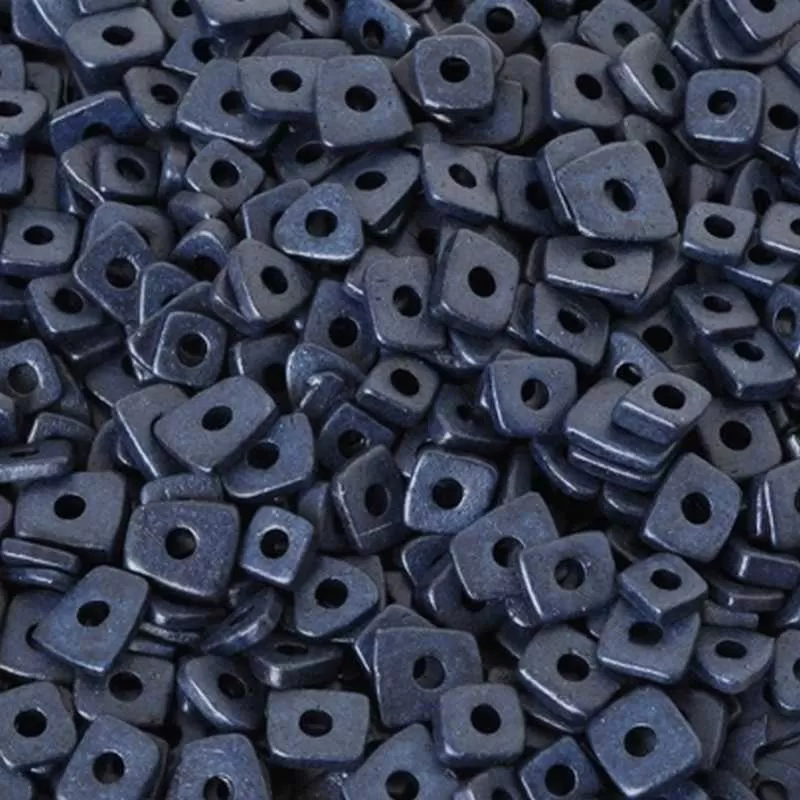 Ceramic Beads Wholesale-5mm Abstract-Indigo-Quantity 50 Grams