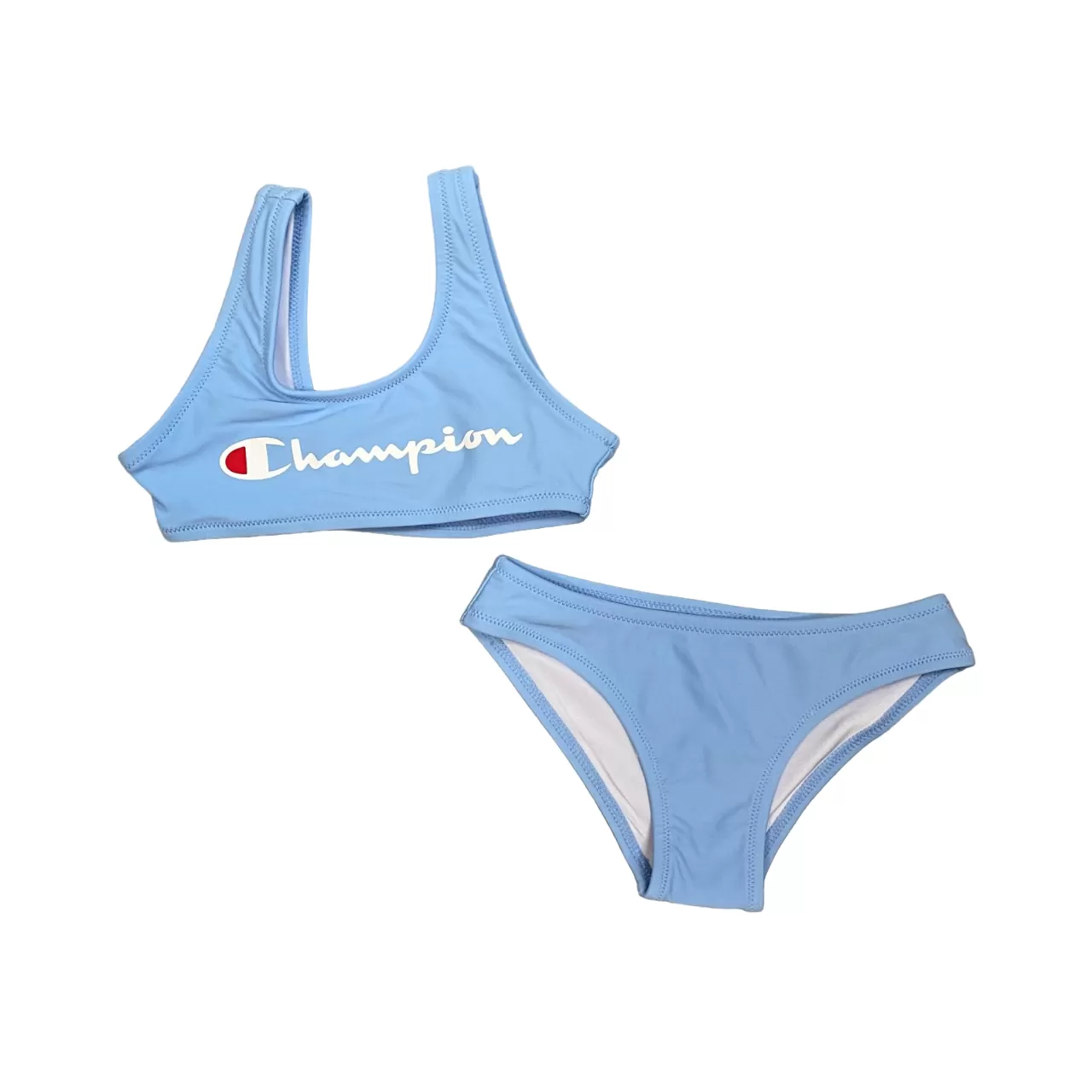 Champion 2-piece swimsuit for girls Swimming 404982 BS083 light blue