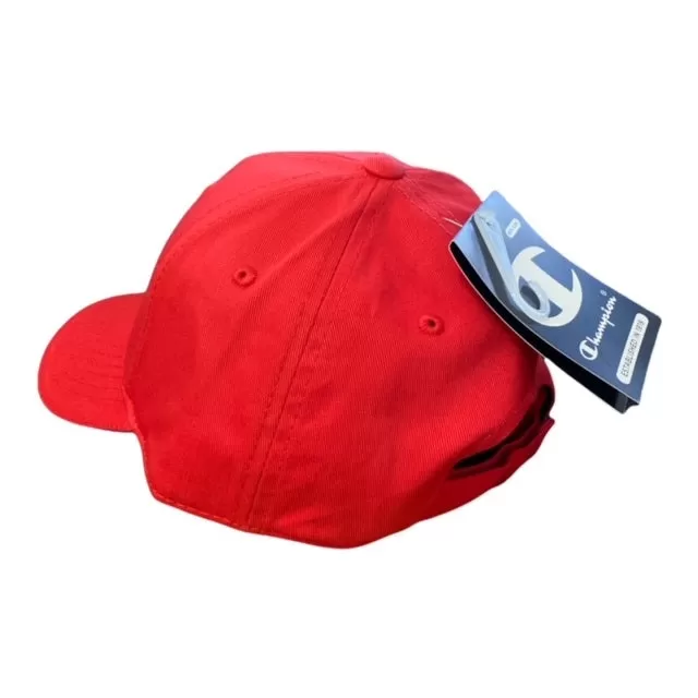 Champion 6 panel baseball cap 804877 RS046 HRR red