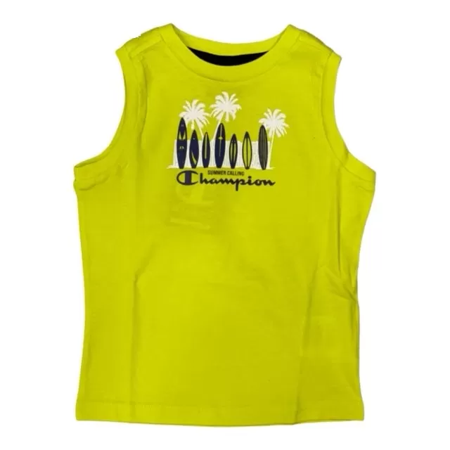 Champion children's outfit t-shirt and shorts 306051 YS109 SLH yellow black