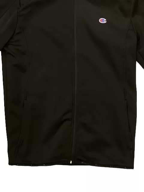 Champion Men's Polyester Jacket with Full Zip 209697 KK001 NBK Black