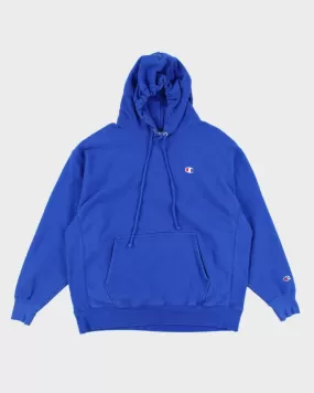 Champion Reverse Weave Blue Hoodie - XXL