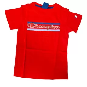 Champion T-shirt Boy 305979 RS041 FLS red