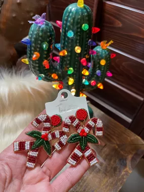 Christmas festive earrings