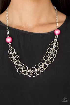 Daring Diva Pink-Necklace