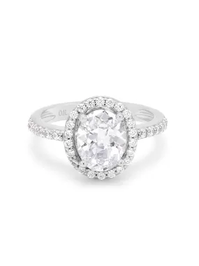 Deal Of The Month - 925 Sterling Silver American Diamond Ring For Women