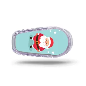 Dexcom G6 transmitter sticker: Santa