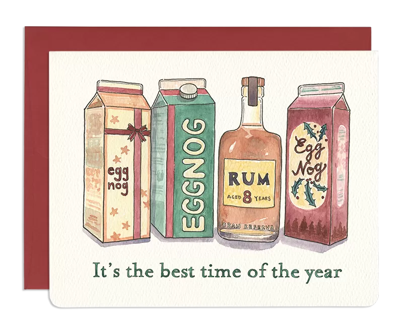  Eggnog & Rum  Card