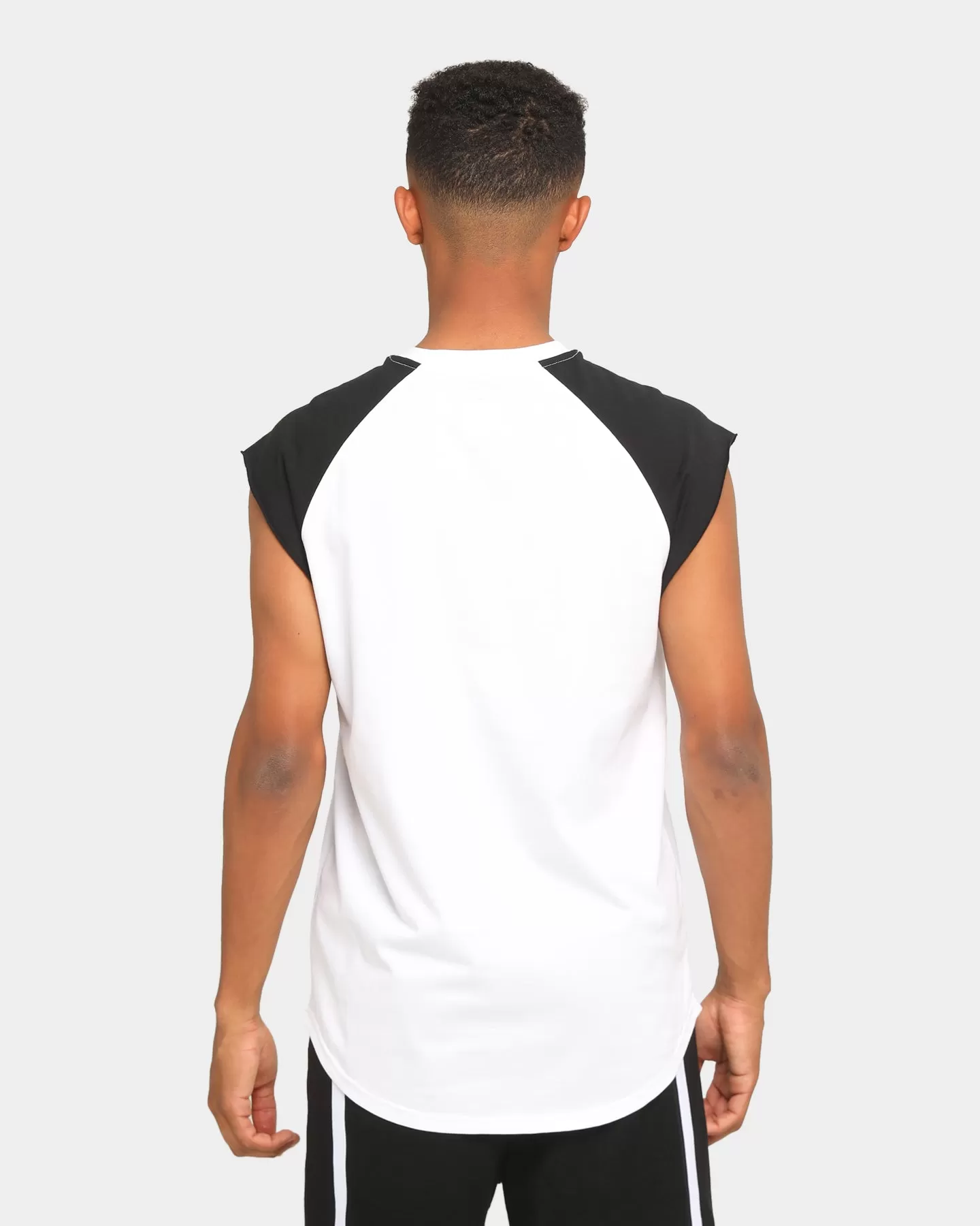 Elevn Clothing Co. Trinity Raglan Muscle White