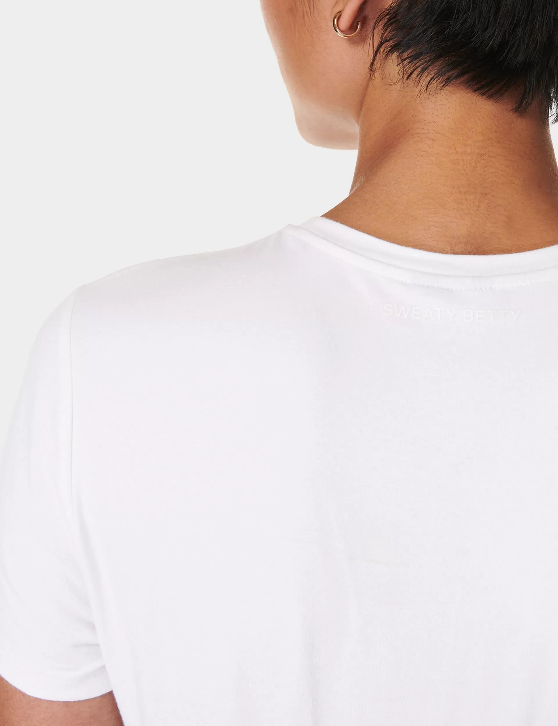 Essential Sculpt Short Sleeve Top - White