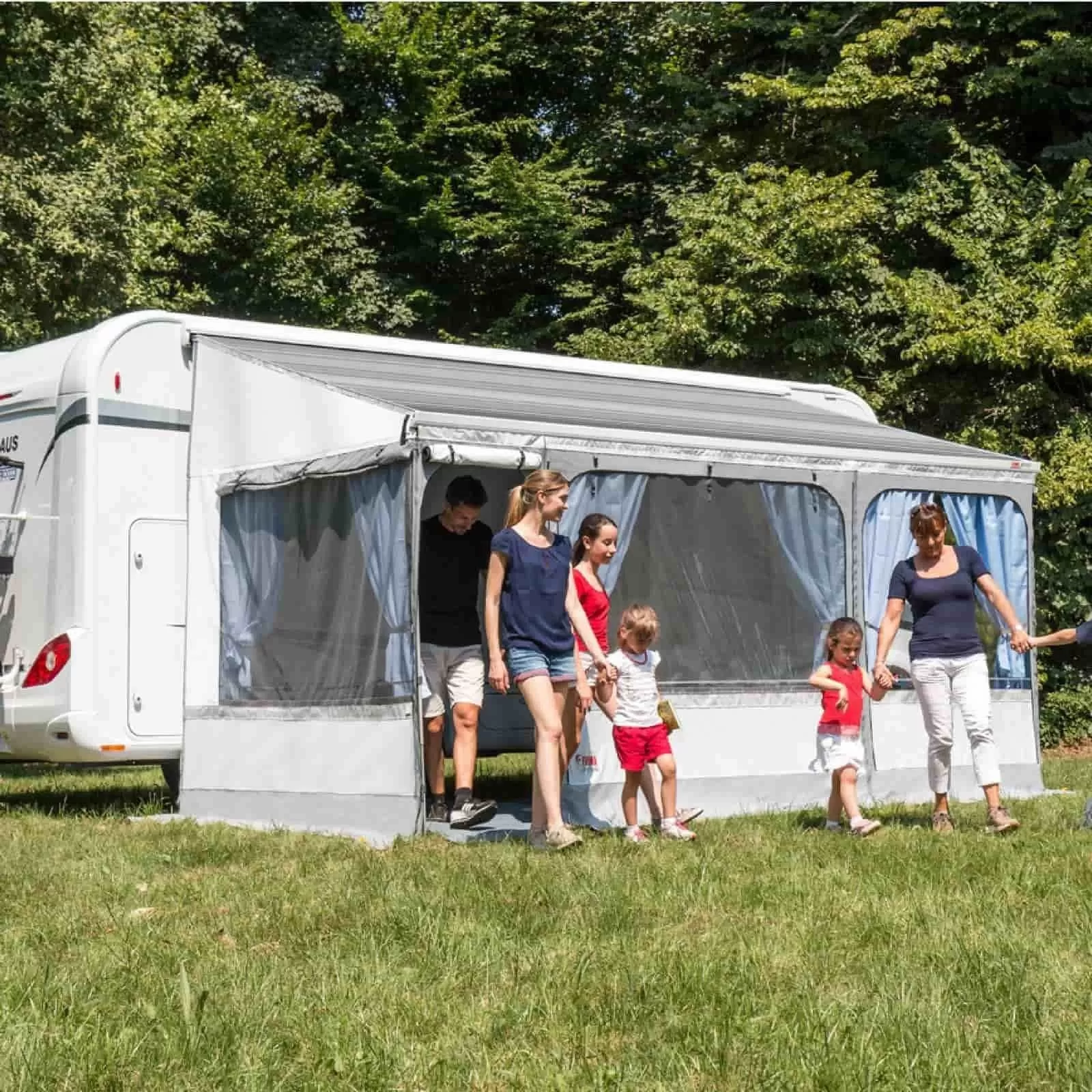 Fiamma F45S Polar White Motorhome Awning