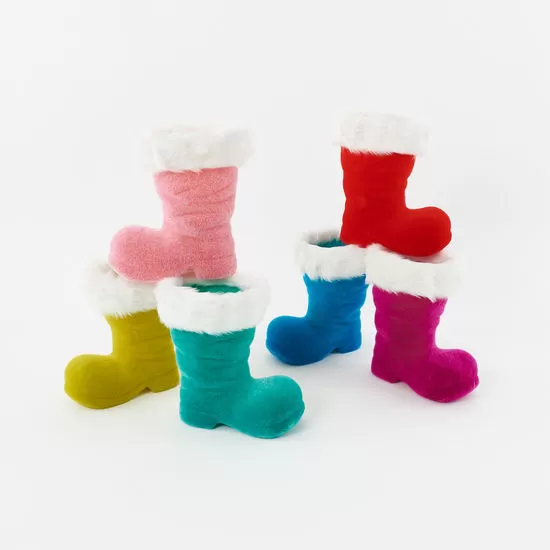 FLOCKED BOOT