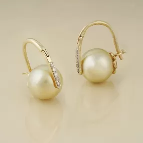 Grace Kelly South Sea Pearl Earrings