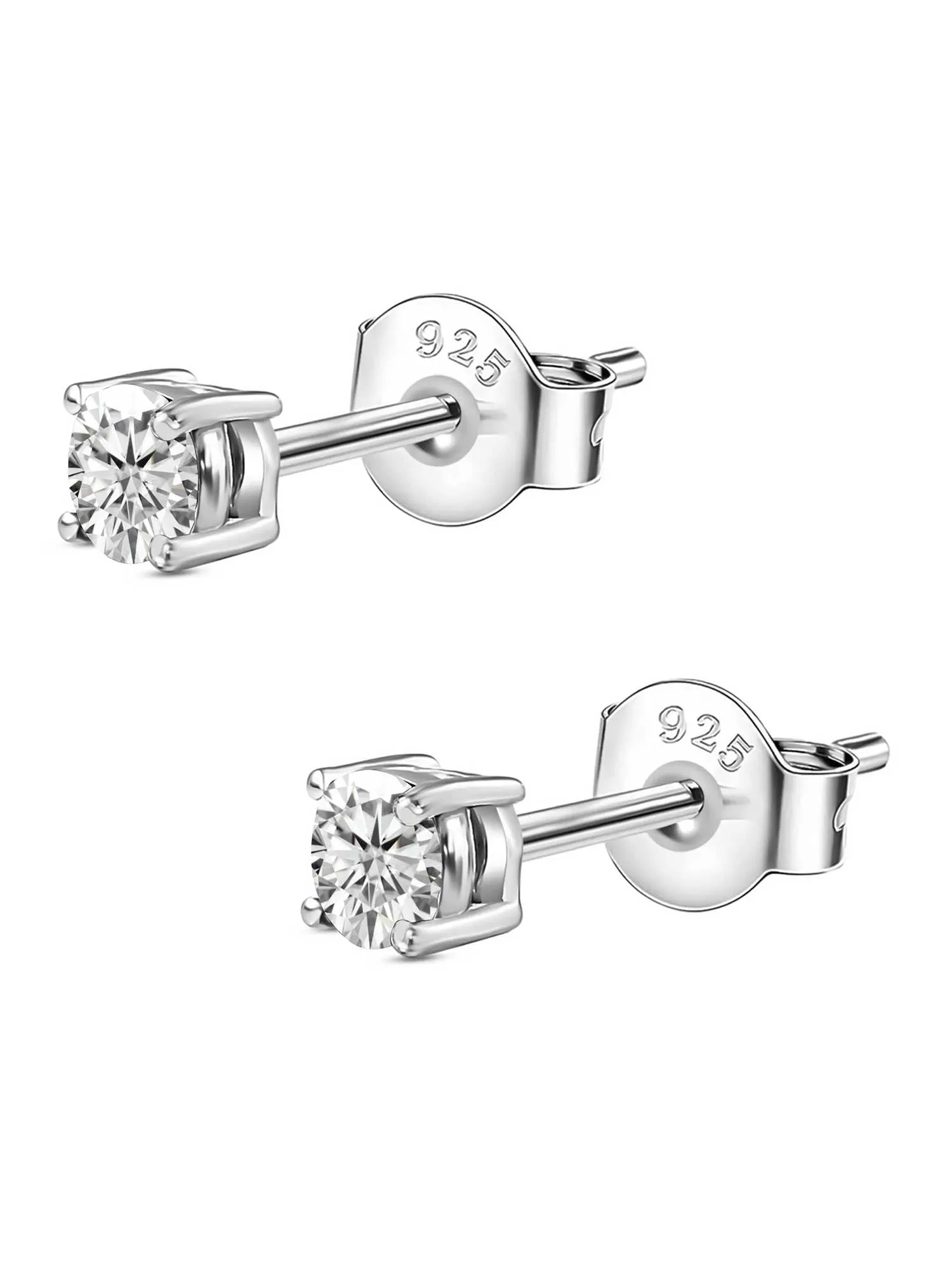 Half Carat American Diamond Solitaire Studs For Women