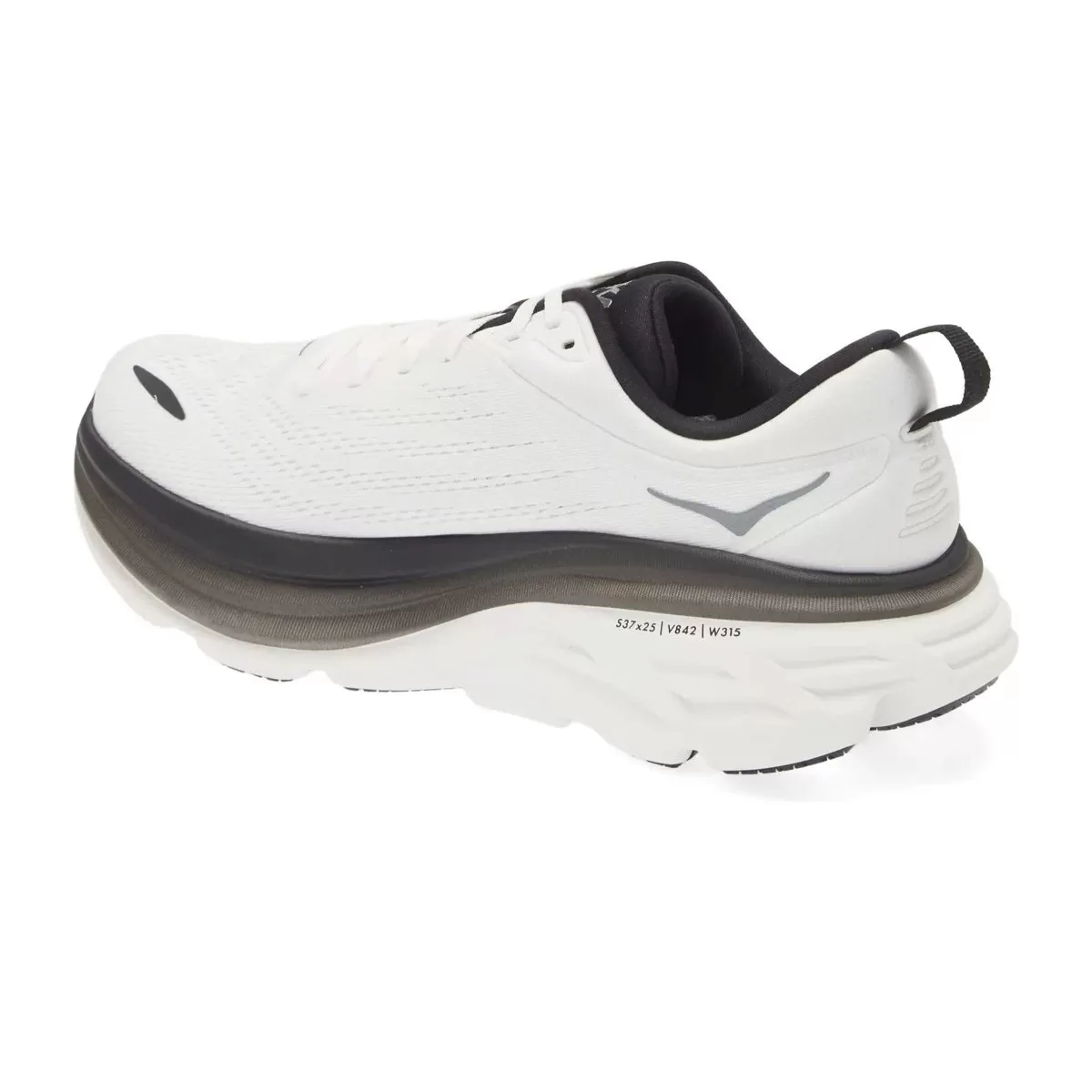 Hoka Men's Bondi 8 White/Black