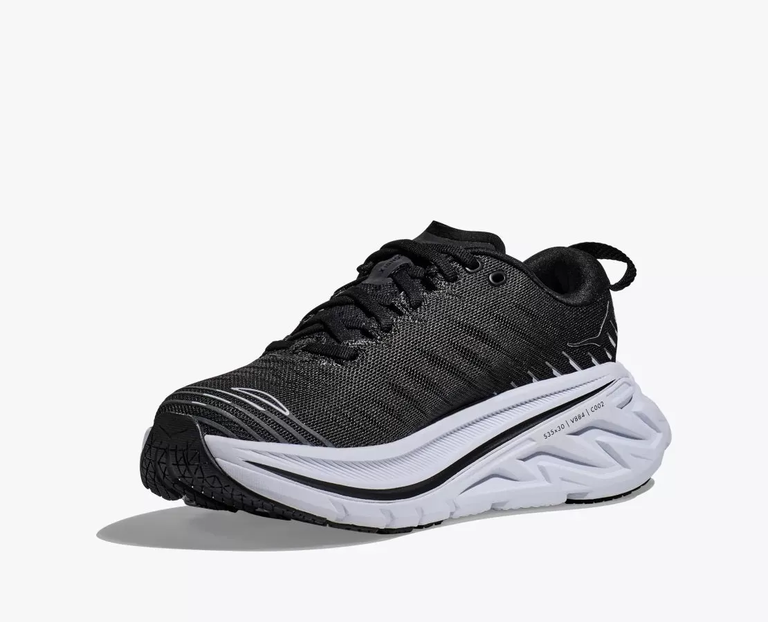 'HOKA' Men's Bondi X - Black / White