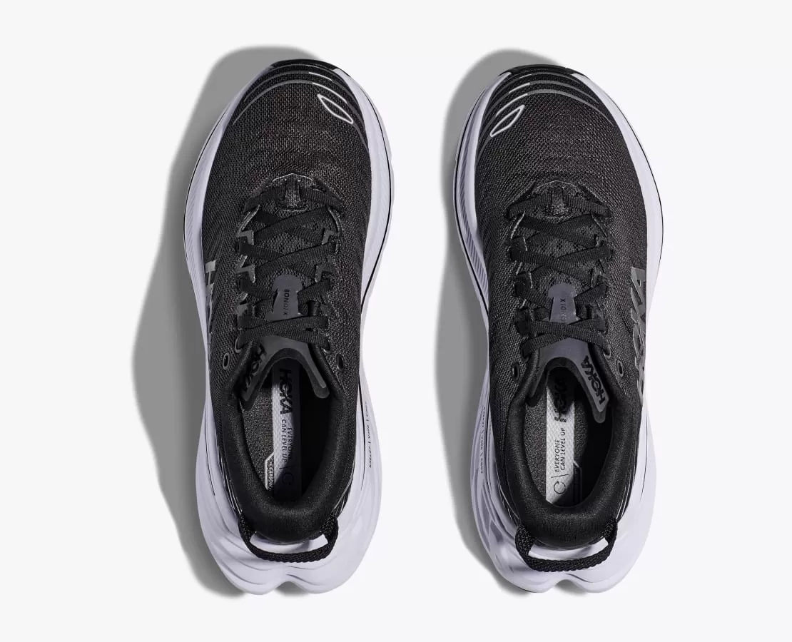 'HOKA' Men's Bondi X - Black / White