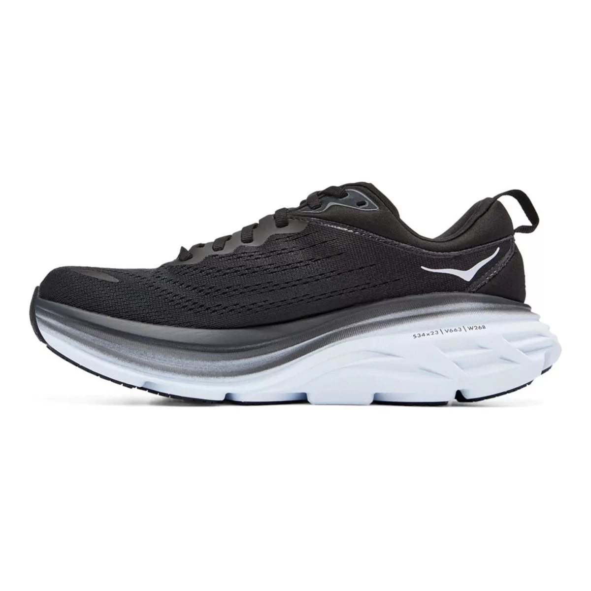 Hoka Women's Bondi 8 Black/White