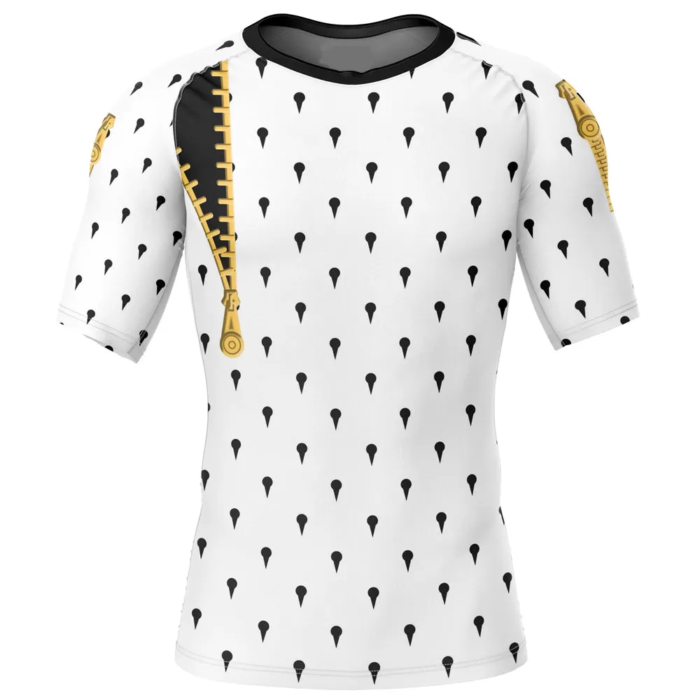 Jojo’s Bizarre Adventure 'Bruno Buccellati' Short Sleeve Compression Rashguard