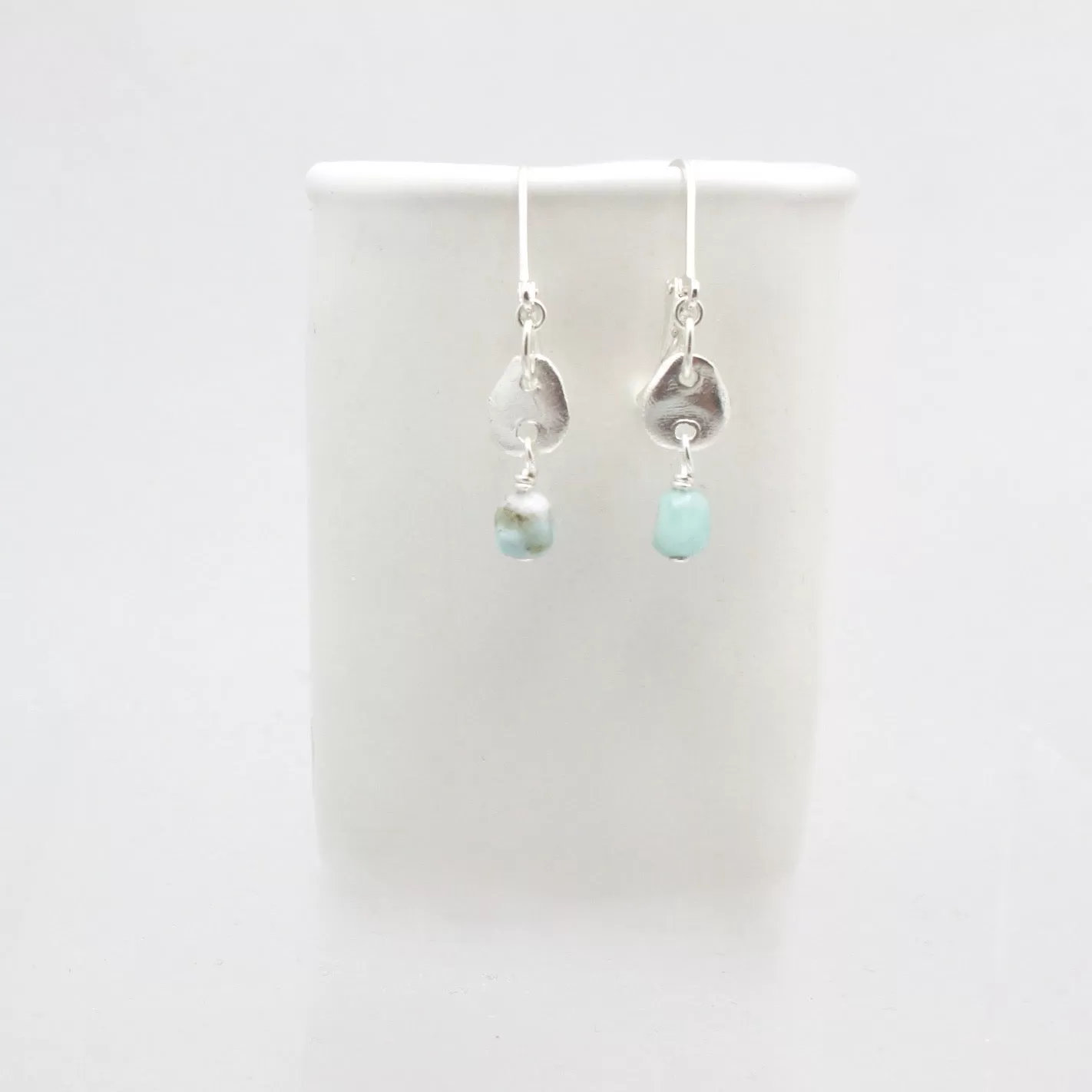 Lava Form Collection: ULI Larimar Earrings