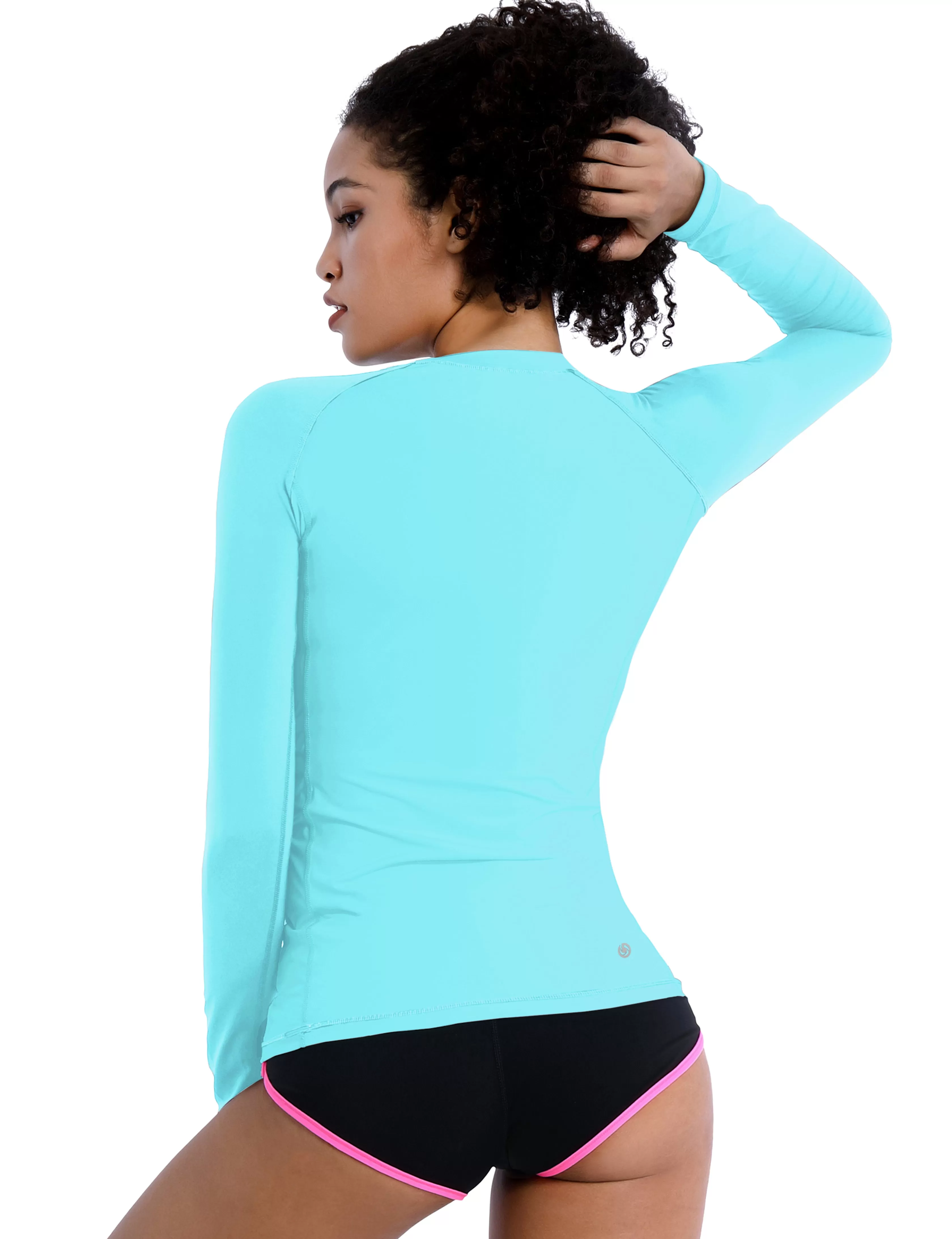 Long Sleeve UPF 50 Rashguard blue