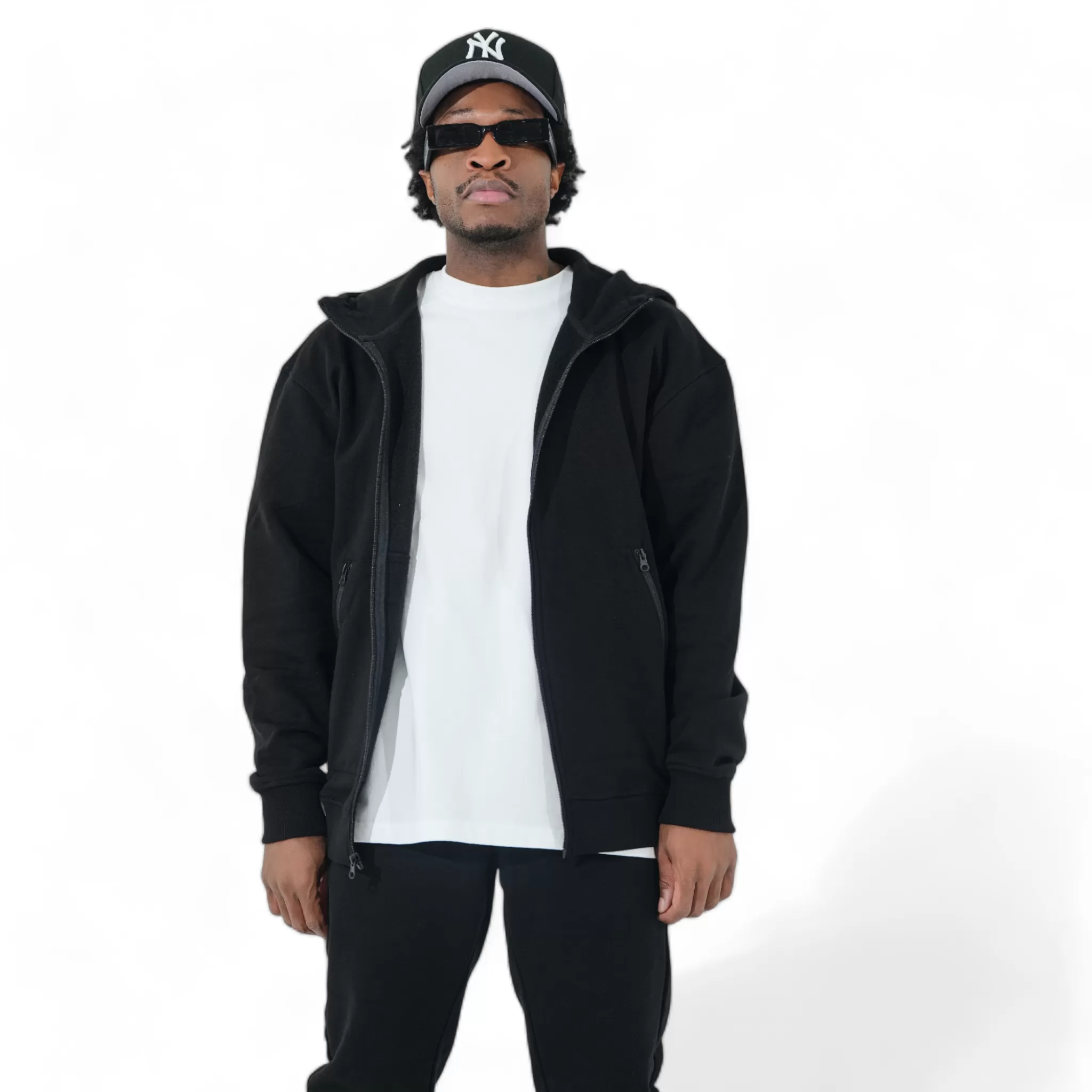 Lux Blanco Hoodie : Black