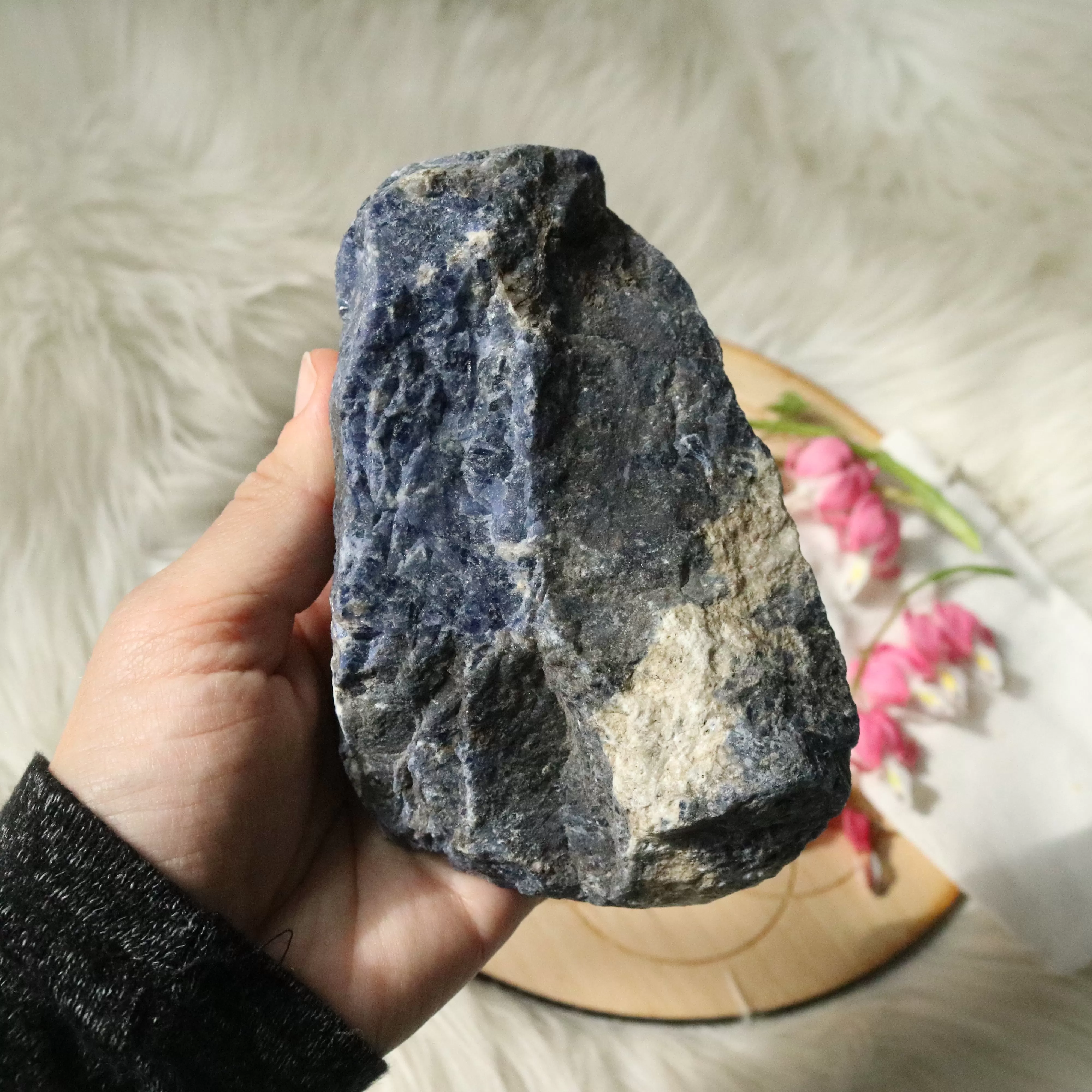 Medium Rough Blue Sodalite Specimen ~ Throat Chakra Upgrades