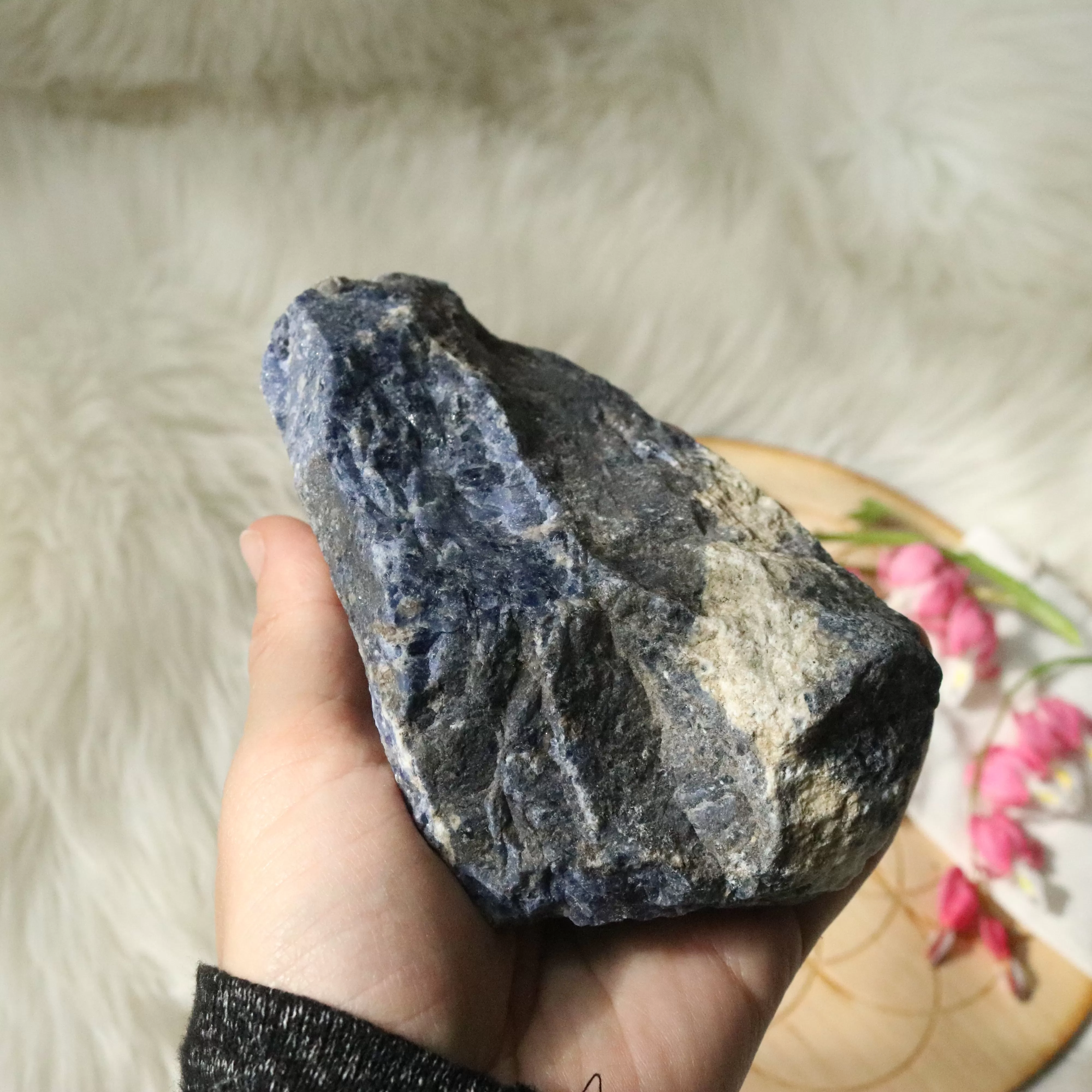 Medium Rough Blue Sodalite Specimen ~ Throat Chakra Upgrades