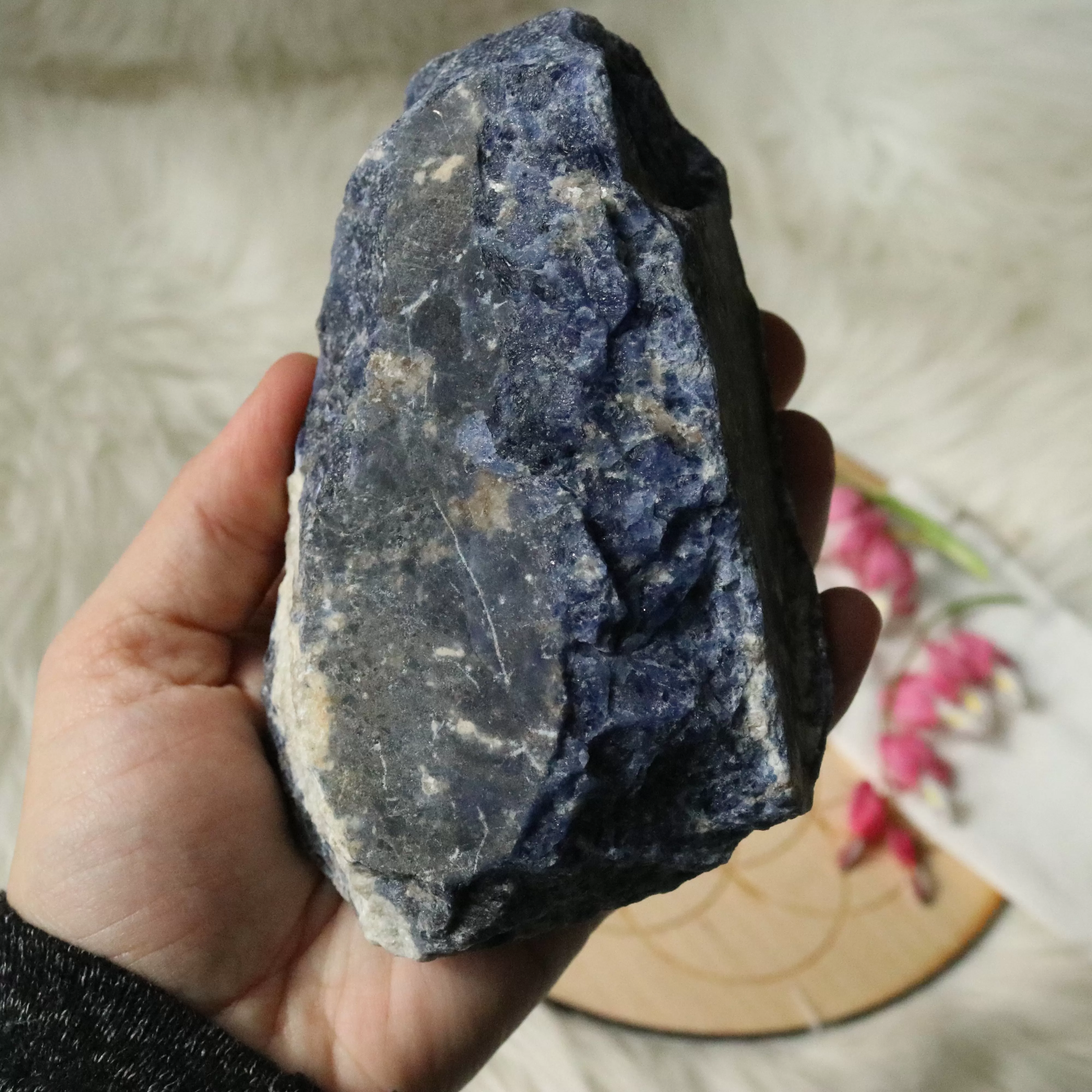 Medium Rough Blue Sodalite Specimen ~ Throat Chakra Upgrades