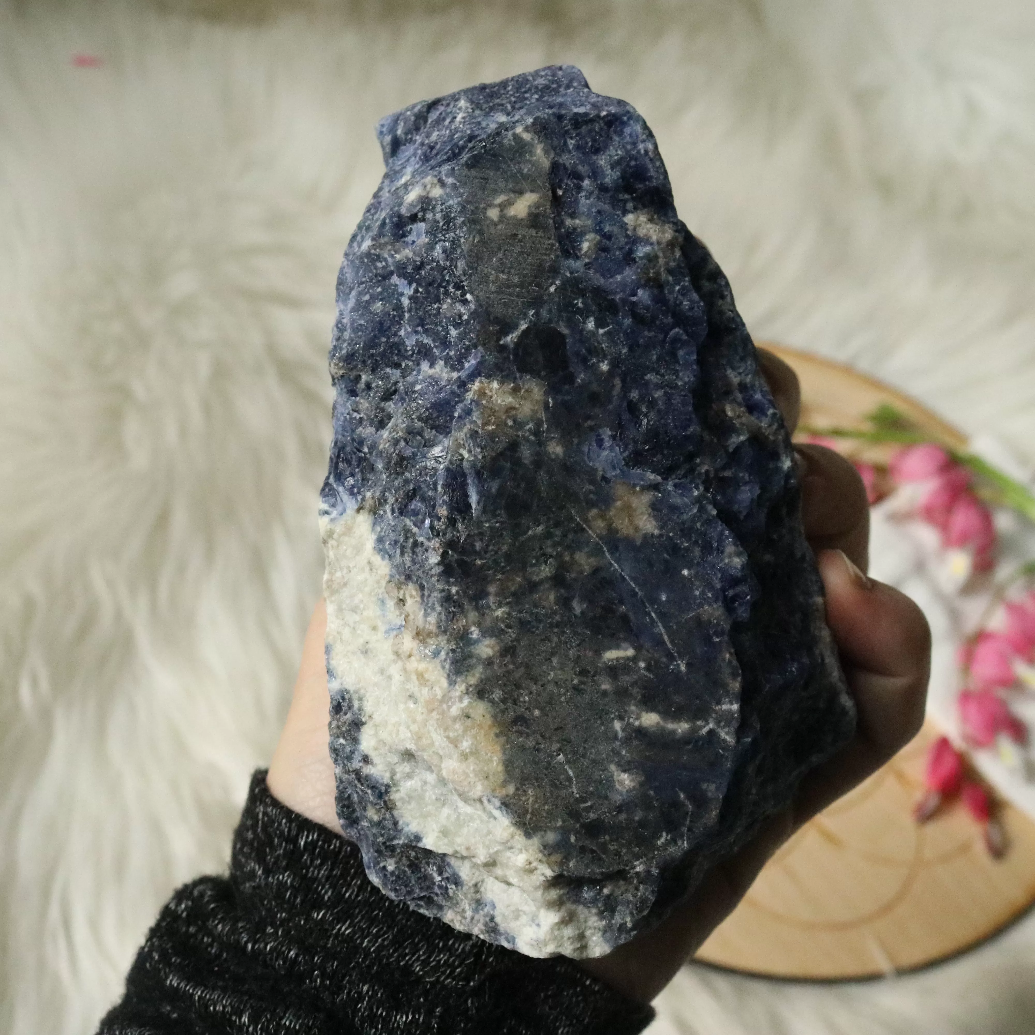 Medium Rough Blue Sodalite Specimen ~ Throat Chakra Upgrades