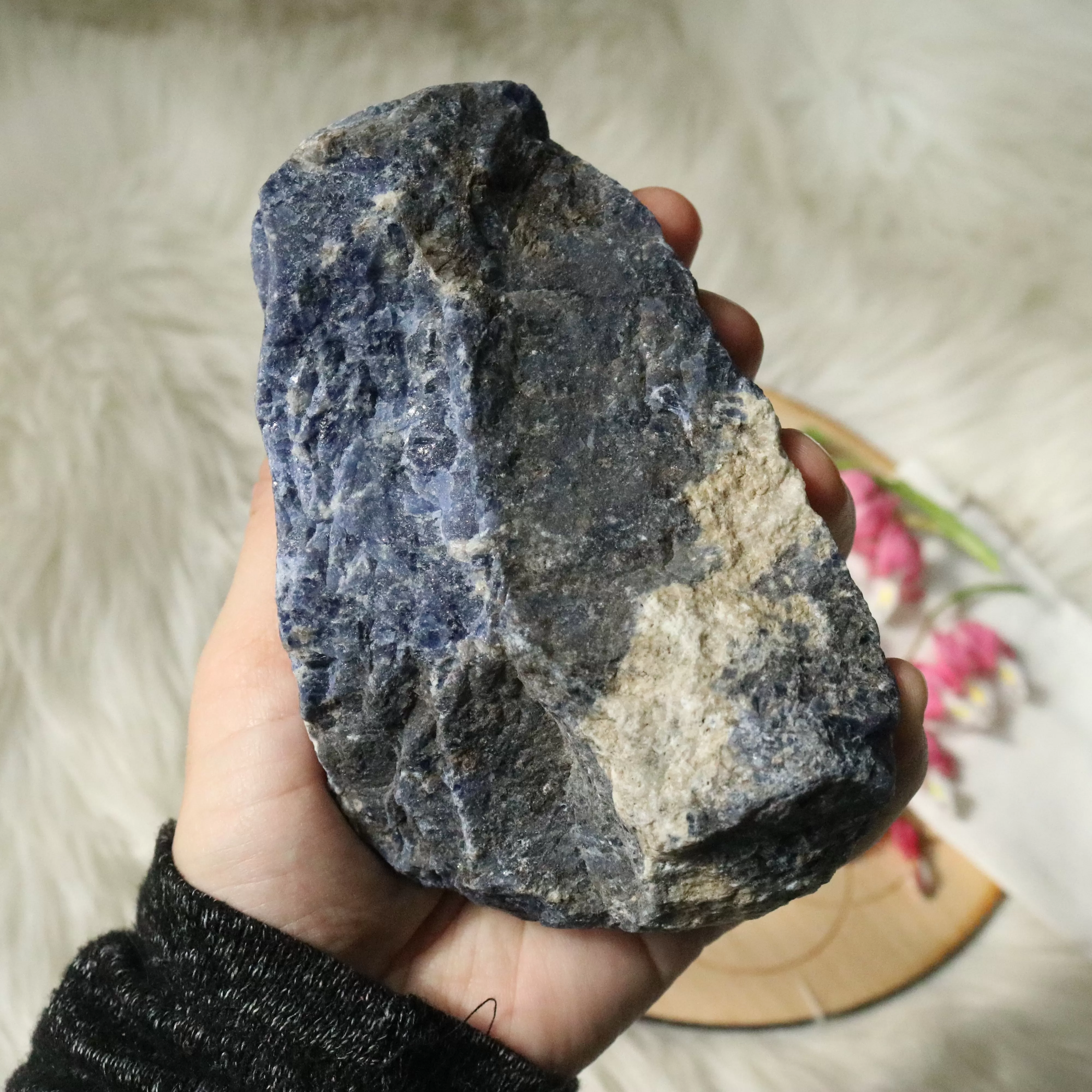 Medium Rough Blue Sodalite Specimen ~ Throat Chakra Upgrades