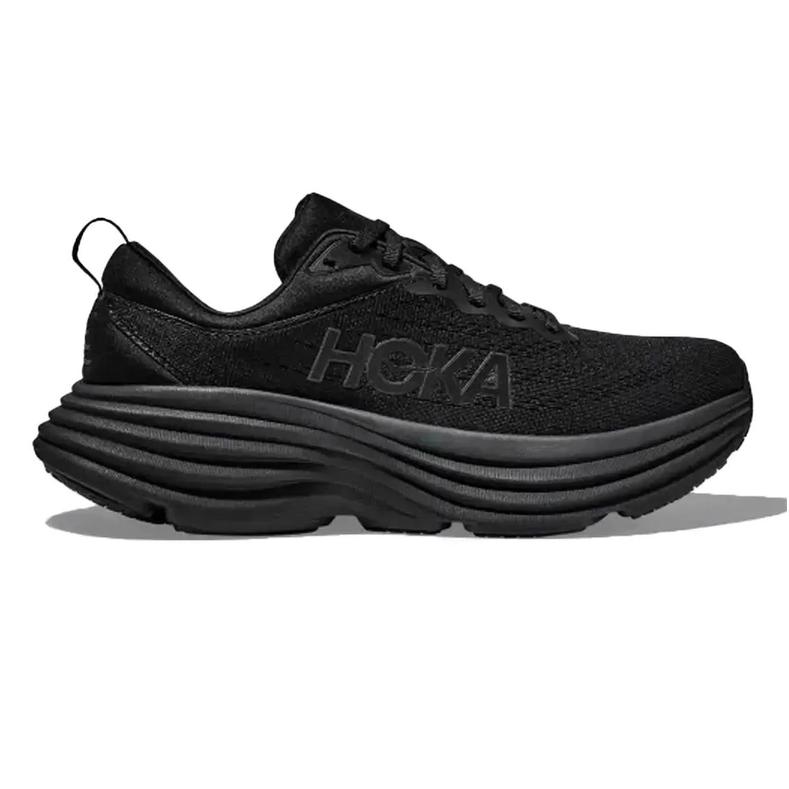 Mens Hoka Bondi 8 - Black / Black