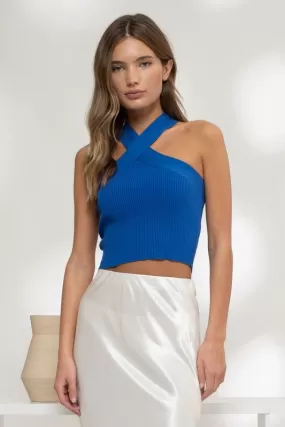 Mila Cross Halter Neck Top