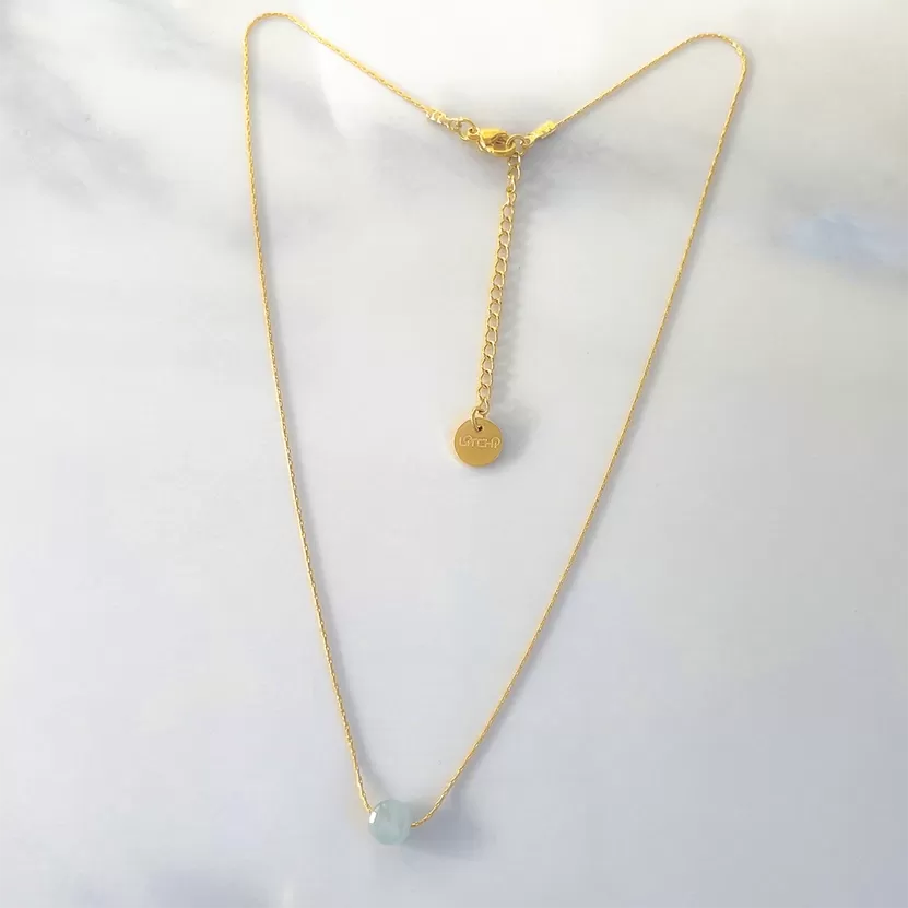 Mini Moon Blue Necklace