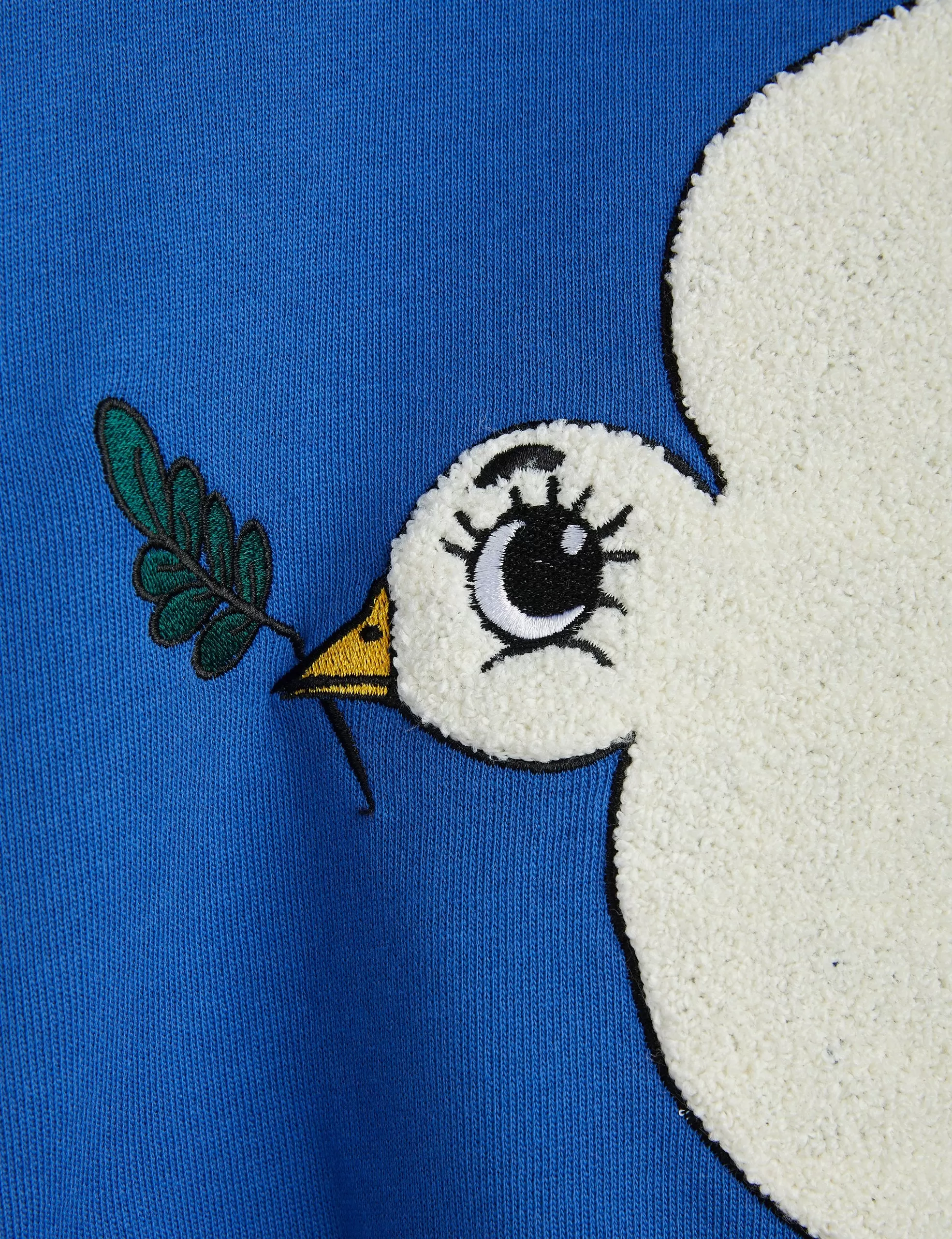 Mini Rodini X Wrangler | Peace dove chenille sweatshirt