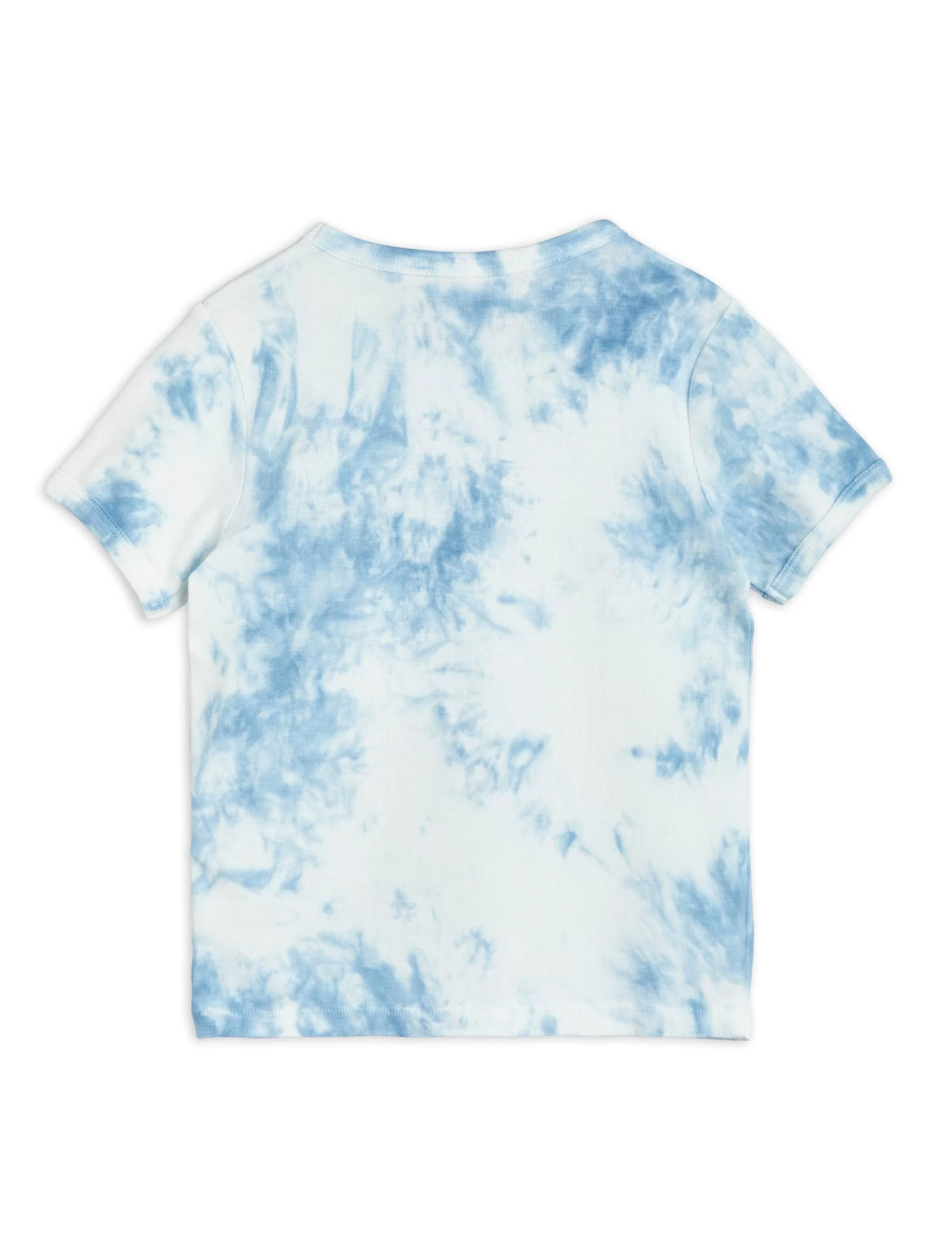 Mini Rodini X Wrangler | Peace dove tie dye sp ss tee- blue