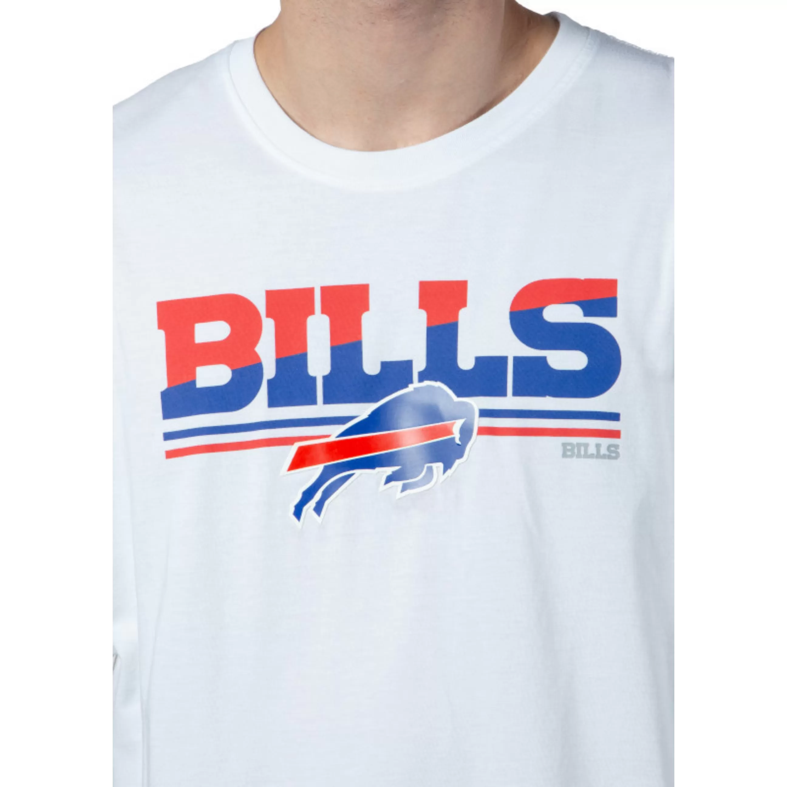 New Era Buffalo Bills White Short Sleeve Shirt