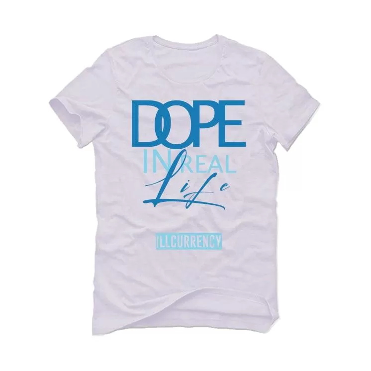 Nike Dunk Low "Dark Marina Blue" White T-Shirt (DOPE)