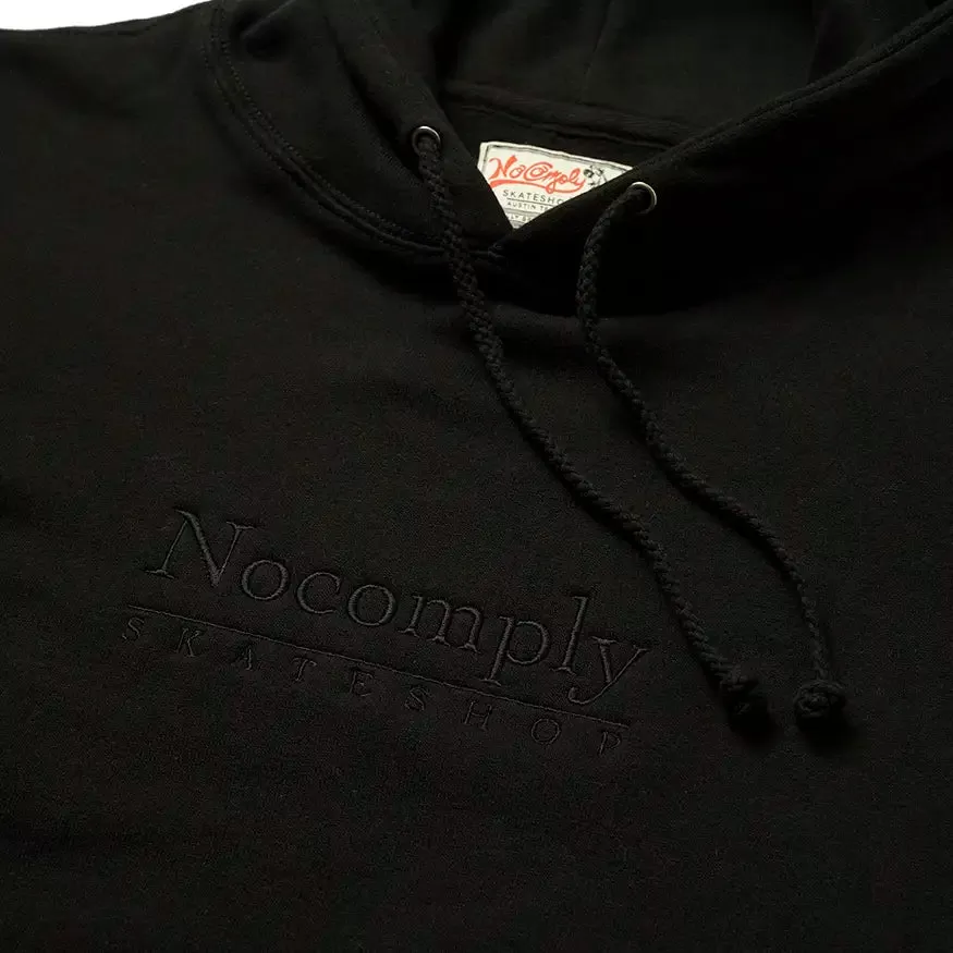 No-Comply Logo Hoodie - Black