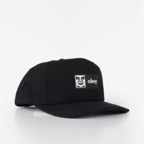 OBEY Case 6 Panel Classic Snapback Cap