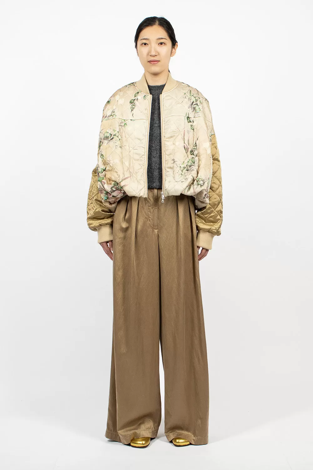 Oversized Suit Trouser Natural